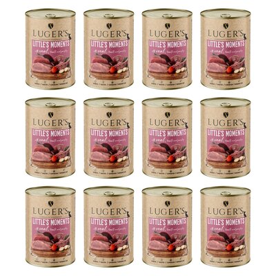 Karma dla psa LUGER'S Little's Moments z cielęciną, pomidorem i pietruszką 12 x 400 g