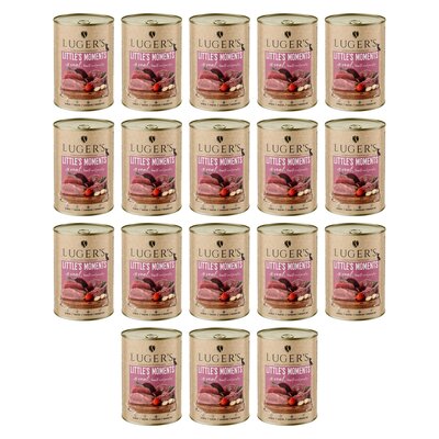 Karma dla psa LUGER'S Little's Moments z cielęciną, pomidorem i pietruszką 18 x 400 g