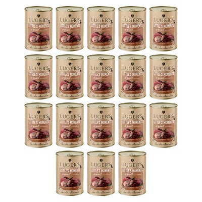 Karma dla psa LUGER’S Little's Moments Przepiórka z żurawiną 18 x 400 g