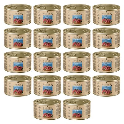 Karma dla psa LUGER’S Little's Moments Jagnięcina z ryżem brązowym 18 x 185 g