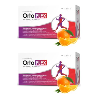 Suplement na stawy ACTIVLAB OrtoFlex Pomarańczowy (2 x 30 saszetek)