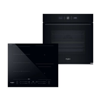 Piekarnik WHIRLPOOL WOI5S8HM1SBA Elektryczny parowy Czarny A+ Technologia 6-ty Zmysł + Płyta indukcyjna WHIRLPOOL WF S5060 CPBF
