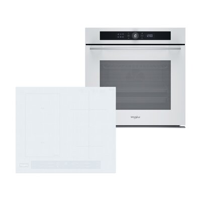 Piekarnik WHIRLPOOL WOI5S8PM2SWA Elektryczny Biały A+ + Płyta indukcyjna WHIRLPOOL WL S5360 BF/W