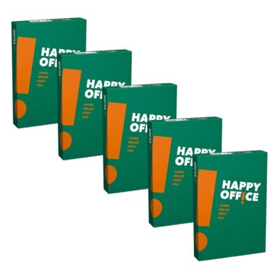 Papier do drukarki HAPPY OFFICE 80g 5 x 500 arkuszy