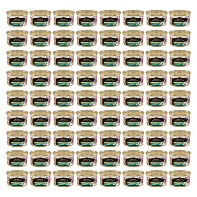 Karma dla kota PURINA Pro Plan Sterilised Pasztet z łososiem i tuńczykiem 72 x 85 g