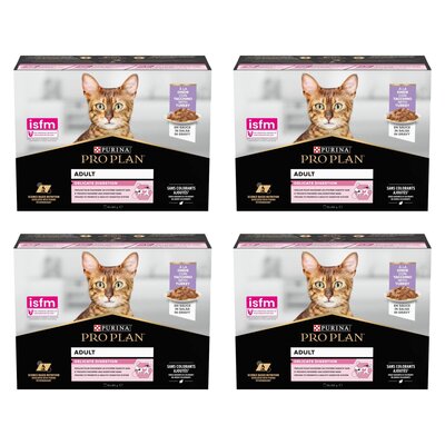 Karma dla kota PURINA Pro Plan Adult Delicate Digestion Indyk (40 x 85 g)