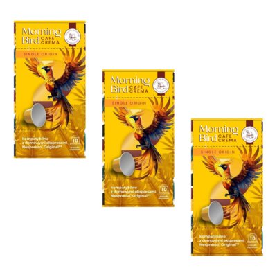 Kapsułki MORNING BIRD Cafe Crema do ekspresu Nespresso (30 szt.)