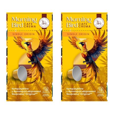 Kapsułki MORNING BIRD Cafe Crema do ekspresu Nespresso (20 szt.)
