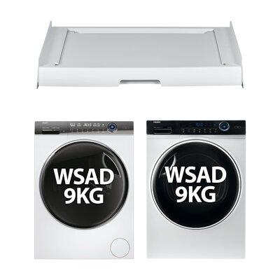 Pralka HAIER I-Pro 7 Plus HW90-B14979EU1 9kg 1400 obr A + Suszarka HAIER I-Pro 7 HD90-A3979 + Łącznik HAIER HASTKU10