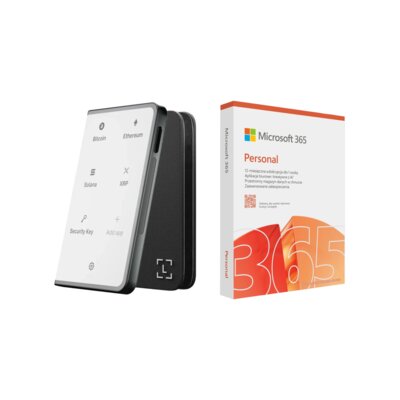 Portfel kryptowalut LEDGER Stax Crypto Hardware Wallet + Program MICROSOFT 365 Personal