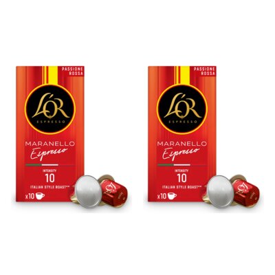 Kapsułki L'OR Passione Rossa Espresso Maranello do ekspresu Nespresso (20 szt.)