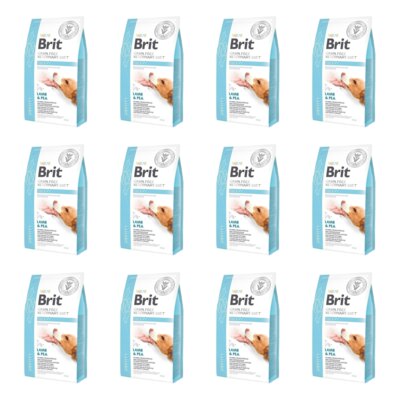 Karma dla psa BRIT Grain Free Veterinary Joint & Mobility Obesity Jagnięcina i groszek 12 x 2 kg