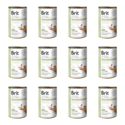 Karma dla psa BRIT Grain Free Veterinary Diets Dog Diabetes Jagnięcina z groszkiem 12 x 400 g
