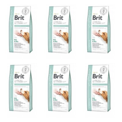 Karma dla psów BRIT Veterinary Diets Dog Grain Free Struvite Jaja z groszkiem 6 x 2 kg