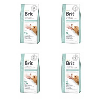 Karma dla psów BRIT Veterinary Diets Dog Grain Free Struvite Jaja z groszkiem 4 x 12 kg
