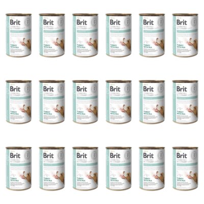 Karma dla psów BRIT Veterinary Diets Dog Struvite Indyk z groszkiem 18 x 400 g