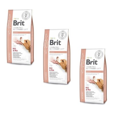 Karma dla psa BRIT Grain Free Veterinary Diets Dog Renal 3 x 12 kg