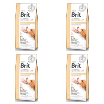Karma dla psa BRIT Grain Free Veterinary Diets Dog Hepatic Jajko z groszkiem 4 x 12 kg