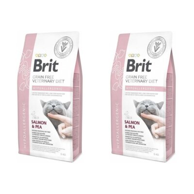 Karma dla kota BRIT Grain Free Veterinary Diets Cat Hypoallergenic 2 x 5 kg