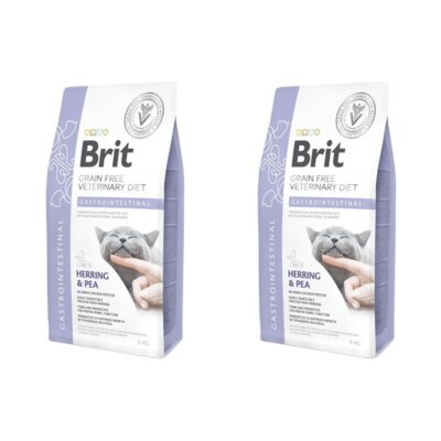 Karma dla kota BRIT Grain Free Veterinary Diets Cat Gastrointestinal 2 x 5 kg