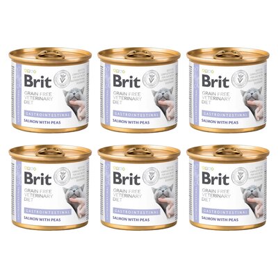 Karma dla kota BRIT Grain Free Veterinary Diets Gastrointestinal 6 x 200 g
