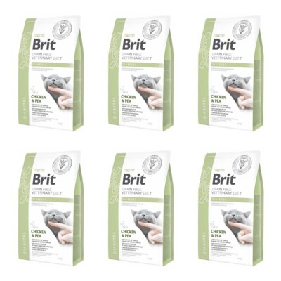 Karma dla kota BRIT Grain Free Veterinary Diets Cat Diabetes 6 x 2 kg