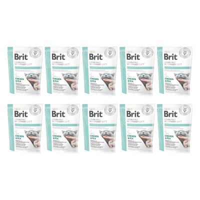 Karma dla kota BRIT Grain Free Veterinary Diets Cat Struvite 10 x 400 g