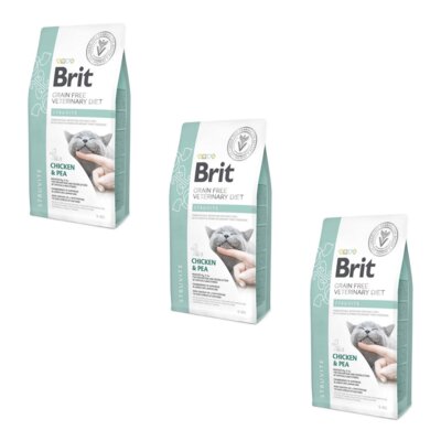 Karma dla kota BRIT Grain Free Veterinary Diets Cat Struvite 3 x 5 kg