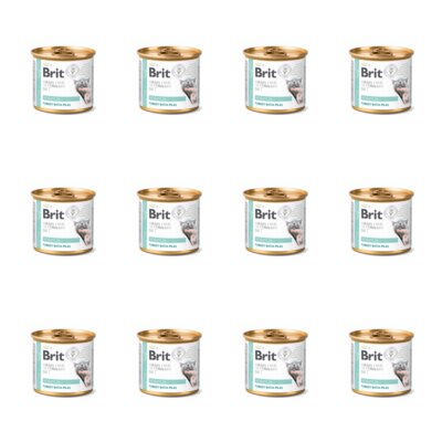 Karma dla kota BRIT Grain Free Veterinary Diet Cat Struvite 12 x 200 g