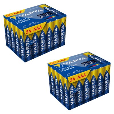 Baterie AAA LR3 VARTA Longlife Power (48 szt.)
