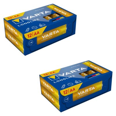 Baterie AA LR6 VARTA Longlife (24 szt.)