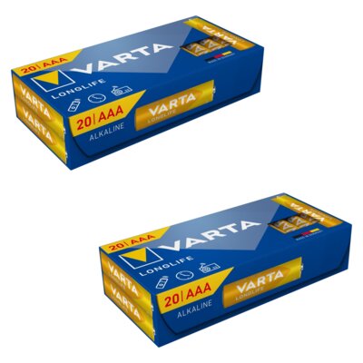 Baterie AAA LR03 VARTA Longlife (40 szt.)