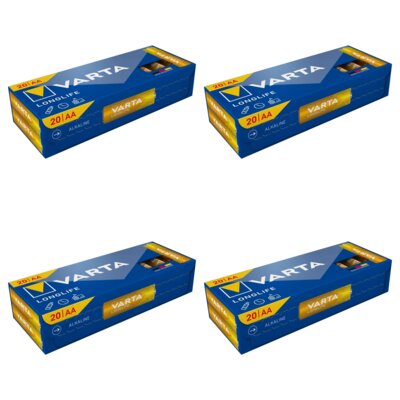 Baterie AA LR6 VARTA Longlife (80 szt.)
