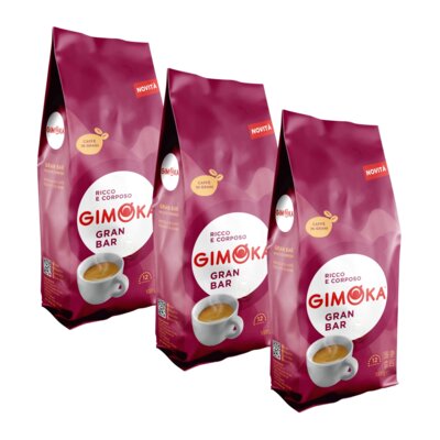 Kawa ziarnista GIMOKA Gran Bar 3 x 1 kg