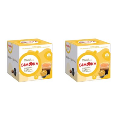 Kapsułki GIMOKA Lungo do ekspresu Nescafe Dolce Gusto (32 szt.)