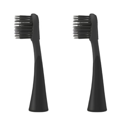 Oryginalna końcówka szczoteczki BURST Pro Brush Czarny (2 szt.) (Super miękkie włosie)