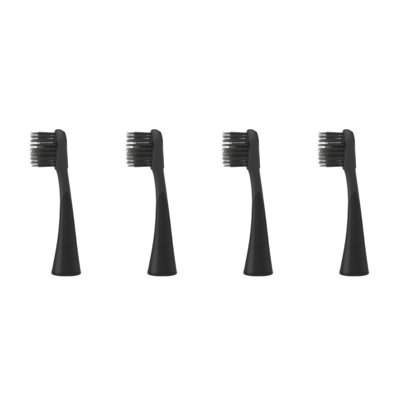 Oryginalna końcówka szczoteczki BURST Pro Brush Czarny (4 szt.) (Super miękkie włosie)