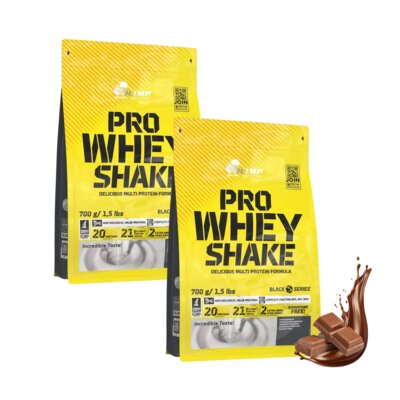 Odżywka białkowa OLIMP Pro Whey Shake Czekoladowy (2 x 700 g)