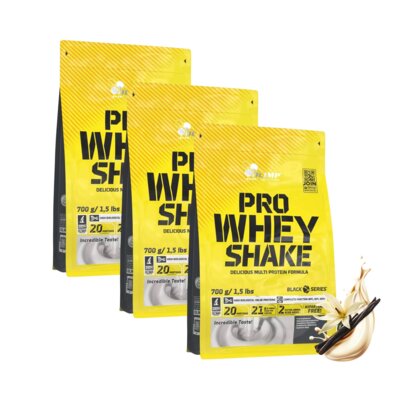 Odżywka białkowa OLIMP Pro Whey Shake Waniliowy (3 x 700 g)
