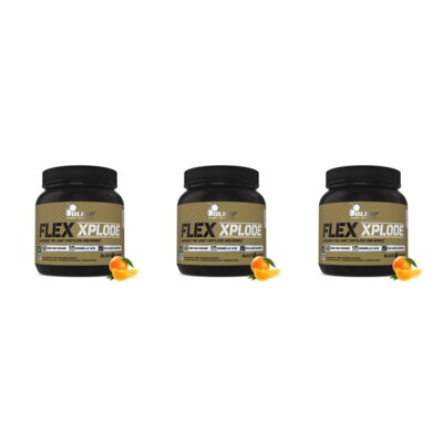 Suplement na stawy OLIMP Flex Xplode Pomarańczowy (3 x 504 g)