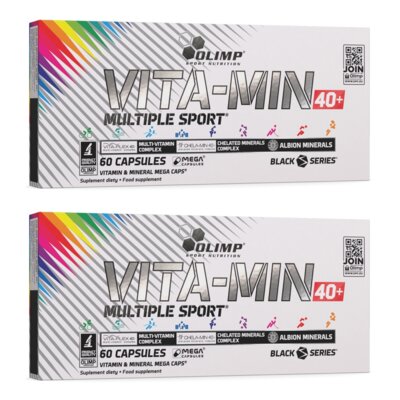 Kompleks witamin i minerałów OLIMP Vita-Min Multiple Sport 40+ (2 x 60 kapsułek)