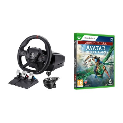 Kierownica COBRA GT987FF Pro (PC/PS4/XBOX ONE) + Avatar: Frontiers of Pandora - Edycja Limitowana Gra XBOX SERIES X
