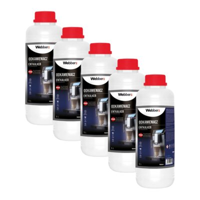 Odkamieniacz do ekspresu WEBBER 5 x 1000 ml