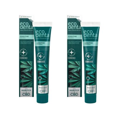 Pasta do zębów ECODENTA Expert Line Sensitive 2 x 100 ml