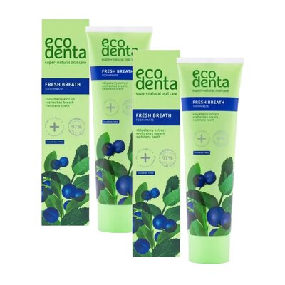 Pasta do zębów ECODENTA Green Line Fresh Breath 100 ml 2 szt.