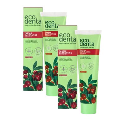 Pasta do zębów ECODENTA Green Line Tartar 100 ml 2 szt.