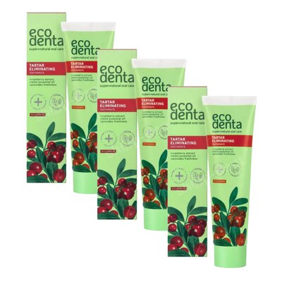 Pasta do zębów ECODENTA Green Line Tartar 100 ml 3 szt.