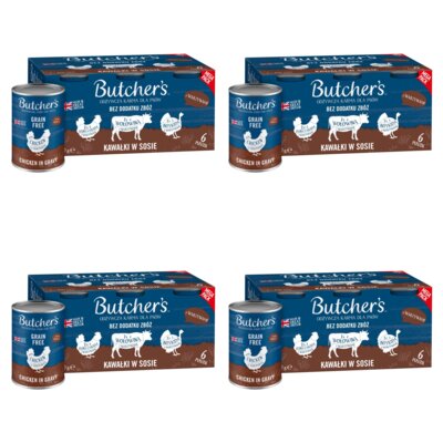 Karma dla psa BUTCHER'S Original Megapack mix smaków z warzywami (24 x 400 g)