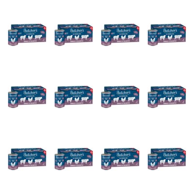 Karma dla psa BUTCHER'S Original Megapack mix smaków z wątróbką lub nerkami (72 x 400 g)