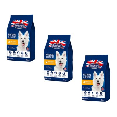 Karma dla psa BUTCHER'S Natural & Healthy 3 x 10 kg